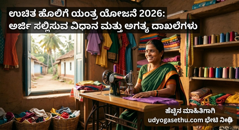 ಉಚಿತವಾಗಿ ಹೊಲಿಗೆ ಯಂತ್ರ ಪಡೆಯುವ ಅವಕಾಶ