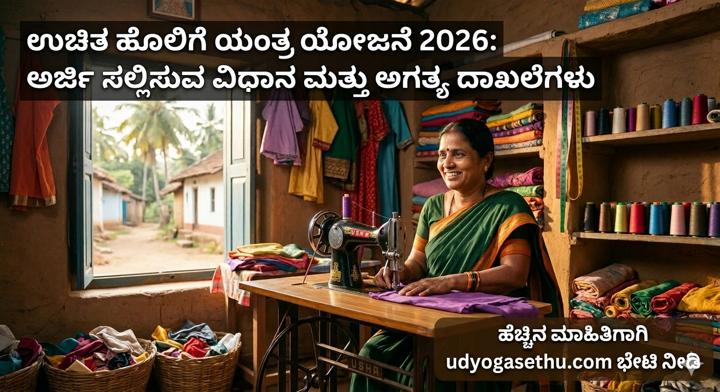 ಉಚಿತವಾಗಿ ಹೊಲಿಗೆ ಯಂತ್ರ ಪಡೆಯುವ ಅವಕಾಶ