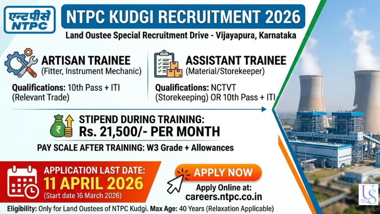 NTPC Kudgi Recruitment 2026