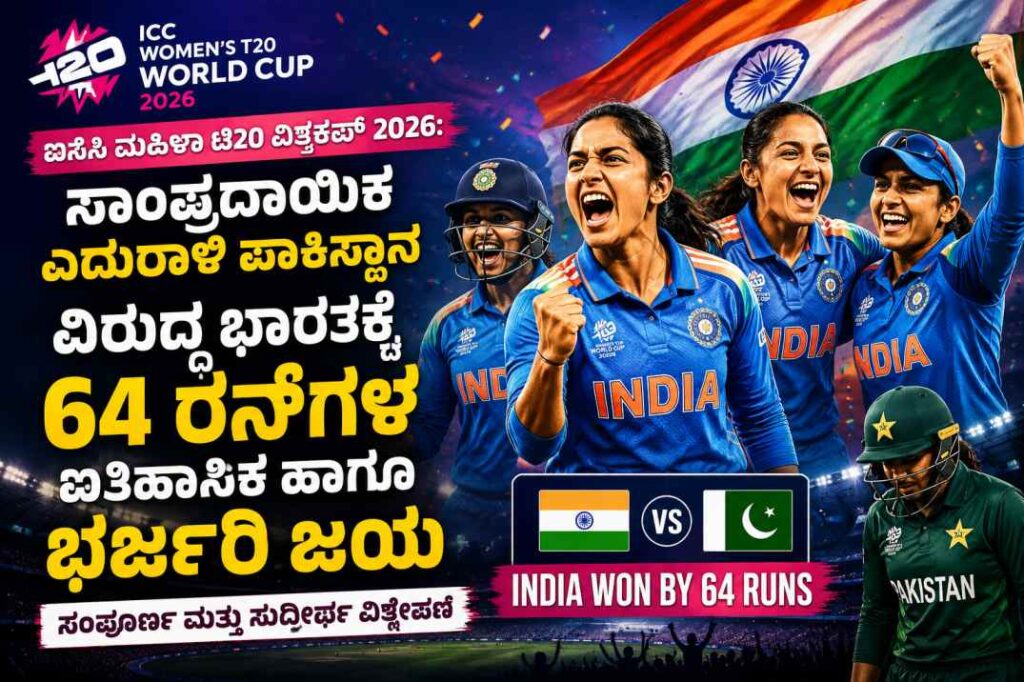 ಐಸಿಸಿ ಮಹಿಳಾ ಟಿ20 ವಿಶ್ವಕಪ್ 2026